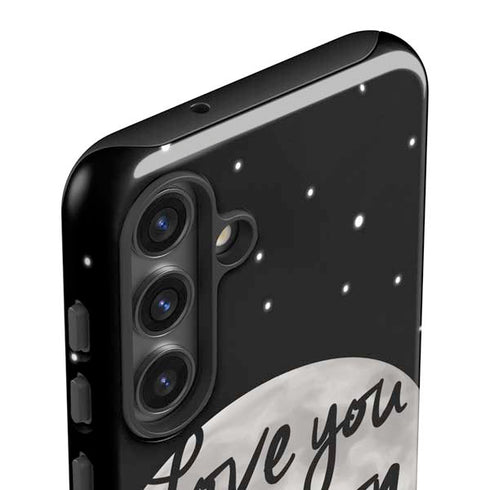 To The Moon And Back BW Galaxy S24 Plus Impact Case